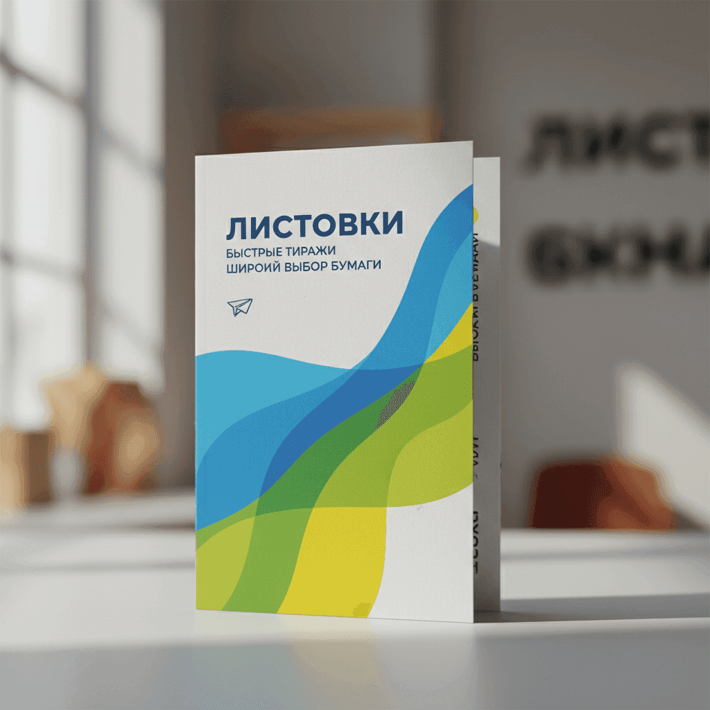 Листовки — печать на заказ в Москве, типография «Технологии Печати», вид 5