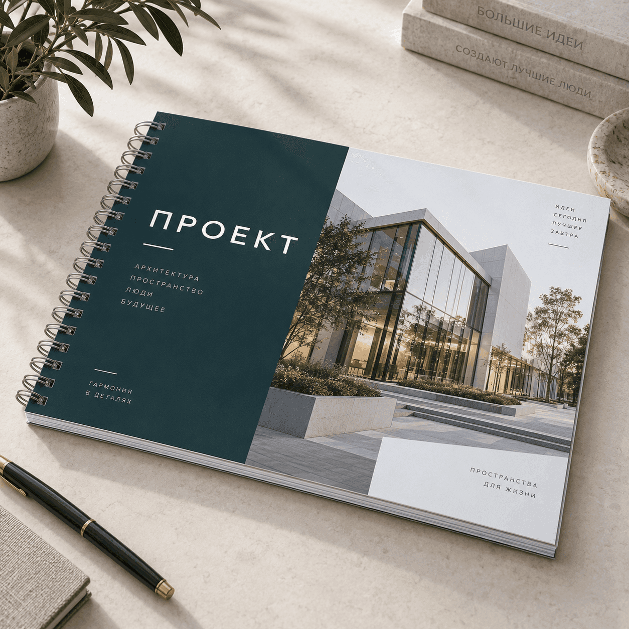 Презентация на пружине — печать на заказ в Москве