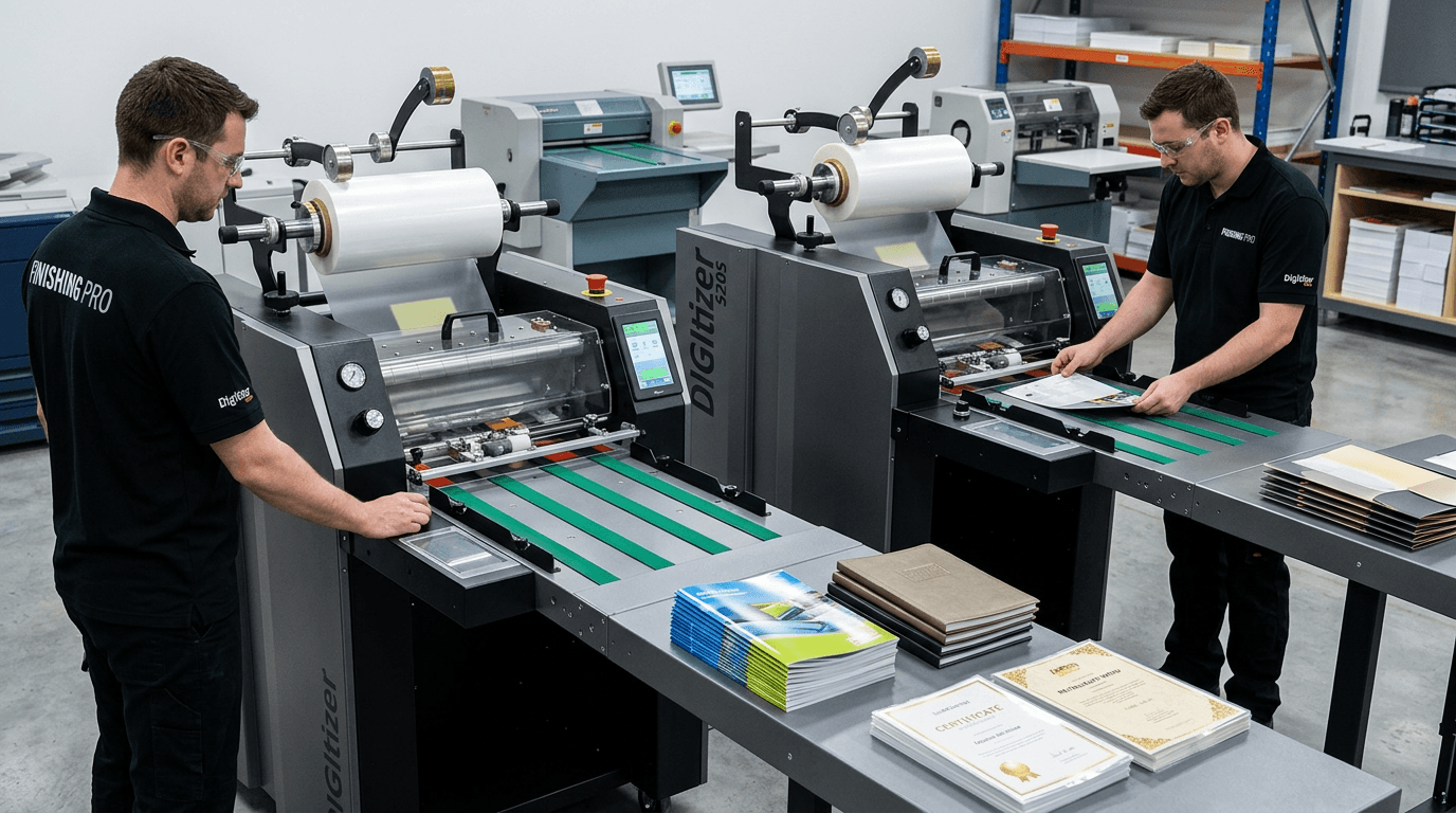 Ламинация полиграфии: два ламинатора Digitizer-520S