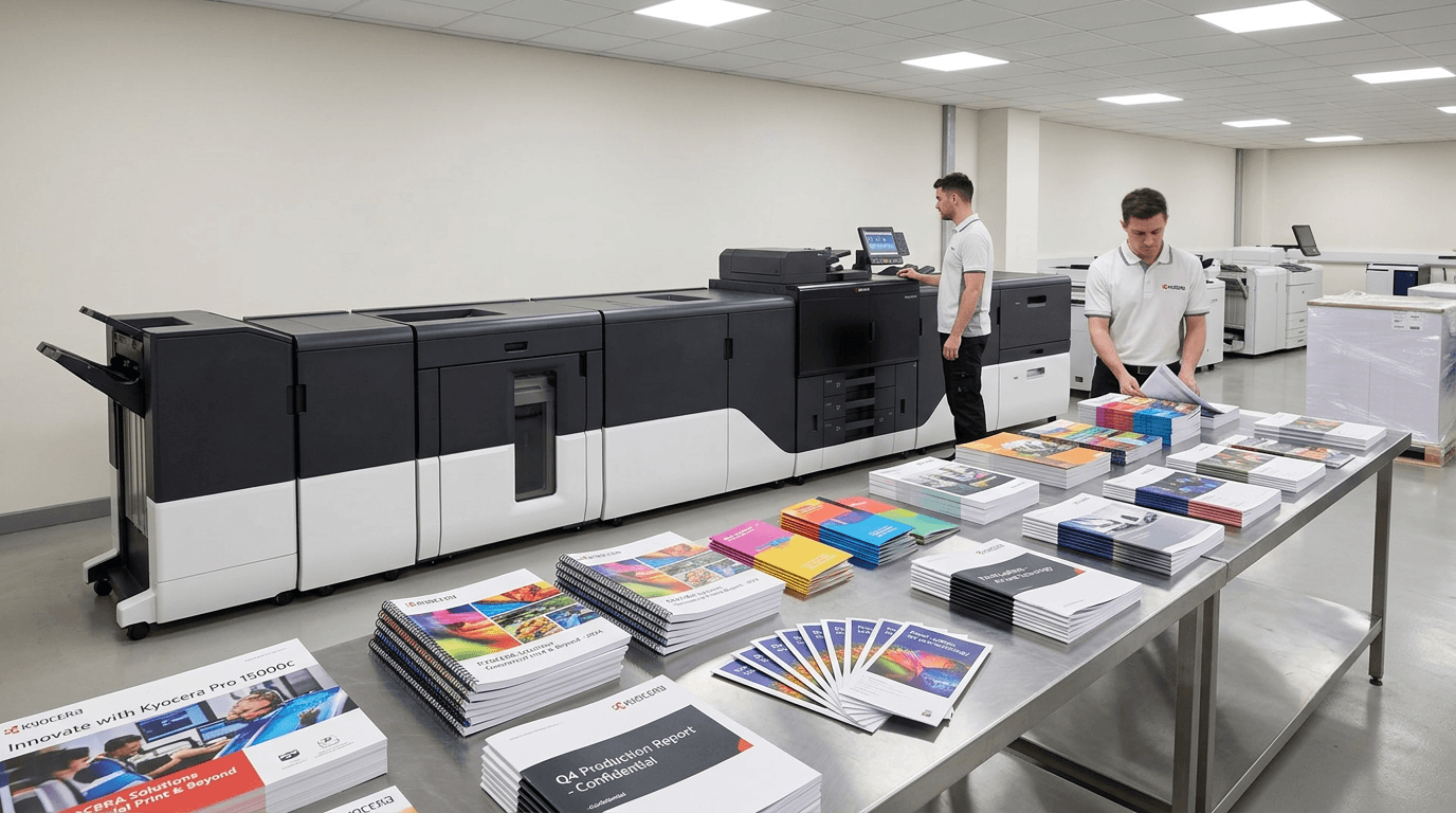 Kyocera TASKalfa Pro 15000c: печать каталогов, буклетов и инструкций